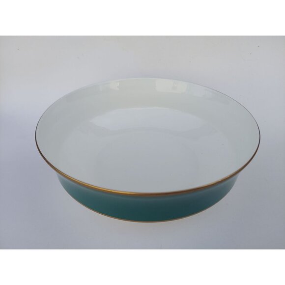 Cathy Hardwick For Mikasa Ming Green Serving Bowl Bone China Japan - Picture 2 of 4
